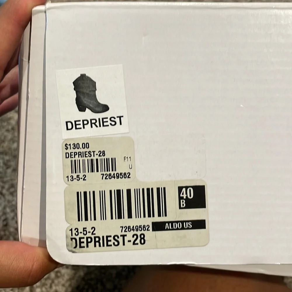 Aldo Leather Depreist cowboy boots - Picture 5 of 5